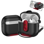 适用连体airpods4保护套pro2耳机壳保护壳苹果无线蓝牙4代耳机