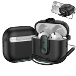 适用连体airpods4保护套pro2耳机壳保护壳苹果无线蓝牙4代耳机