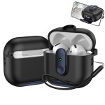 适用连体airpods4保护套pro2耳机壳保护壳苹果无线蓝牙4代耳机