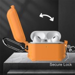 防水弹盖开关适用airpods4代保护套2代3代pro2苹果蓝牙耳机防摔壳