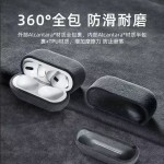 适用于苹果airpods pro3代高级感翻毛皮2代4代蓝牙耳机保护套硬壳