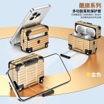 适用airpods pro3蓝牙耳机保护壳4代防摔保护套行李箱耳机壳pro2