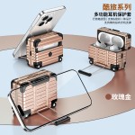 适用airpods pro3蓝牙耳机保护壳4代防摔保护套行李箱耳机壳pro2