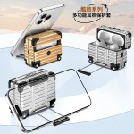 适用airpods pro3蓝牙耳机保护壳4代防摔保护套行李箱耳机壳pro2