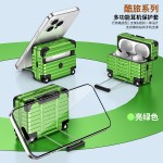 适用airpods pro3蓝牙耳机保护壳4代防摔保护套行李箱耳机壳pro2