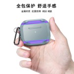 跨境新款4代蓝牙耳机金属防摔保护壳用于AirPodspro3系列耳机保护