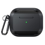 跨境新款4代蓝牙耳机金属防摔保护壳用于AirPodspro3系列耳机保护
