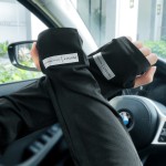 1件代发男士冰袖防晒袖套冰丝宽松防紫外线女面罩护袖手套开车骑
