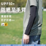 冰丝防晒手袖宽松袖套可调节防紫外线冰袖骑行摩托车护臂大码男士