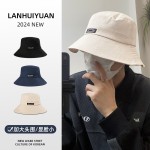 春夏渔夫帽男女休闲百搭防紫外线遮阳帽子学生防晒显脸小盆帽素颜