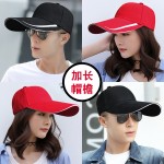 大头棒球帽男春夏天加长帽檐钓鱼户外成人防晒遮阳帽大码鸭舌帽