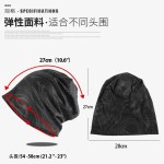 新款帽子男夏季吸汗薄款头巾户外运动速干防晒透气套头月子针织帽