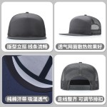 亚马逊新款7片布网帽子理查德森卡车帽货车帽透气遮阳棒球帽定制
