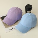 纯棉软顶棒球帽高品质好版型纯色光版鸭舌帽男女四季帽子现货批发