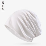 秋冬季套头帽男款封顶光板棉光头街头潮人酷百搭时尚睡觉帽包头帽