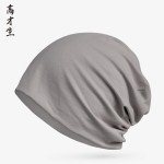 秋冬季套头帽男款封顶光板棉光头街头潮人酷百搭时尚睡觉帽包头帽