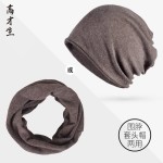 冬季套头帽男女款棉纯色百搭瘦脸骑行防风保暧包头帽堆堆帽亚马逊