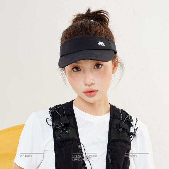 空顶帽高尔夫防晒无顶帽马拉松跑步速干网球帽男女户外夏款太阳帽