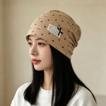 A类纯棉春秋薄款月子帽产后妈妈头巾帽舒适透气四季睡觉帽无压感