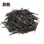盘发烫发钢夹直纹平头影楼一字夹钢夹边夹顶夹发卡刘海夹王之发夹