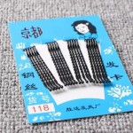 黑色一字夹发夹韩国成人波浪夹小黑卡子头饰钢夹少女边夹发卡发饰