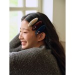 Tagi.丝绒《i》想象彩色钻鼓鼓复古真丝质感发夹饰品头饰