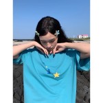 彩色刘海夹多色海星头饰边夹发夹可爱发卡