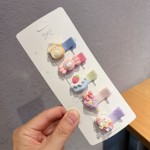 夏季热卖韩版儿童发饰树脂卡通发夹宝宝包夹花朵发夹女童头饰厂家