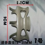 美发耐高温固定夹子陶瓷数码热烫机器夹烫发卷发隔热棉夹发廊使用