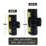 加长带隔热棉锡纸保温夹美发店数码烫发杠热烫夹子陶瓷烫专用耐高