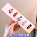 淘宝热卖韩版儿童发饰树脂卡通发夹包夹花朵发夹女童头饰小号发卡