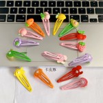 儿童水果发夹可爱食玩草莓殷桃bb夹宝宝刘海夹侧边夹少女头饰批发