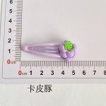 儿童水果发夹可爱食玩草莓殷桃bb夹宝宝刘海夹侧边夹少女头饰批发
