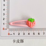 儿童水果发夹可爱食玩草莓殷桃bb夹宝宝刘海夹侧边夹少女头饰批发