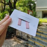 韩国发夹儿童刺绣绣花布艺头饰小女孩发饰发卡可爱蝴蝶结发夹批发