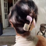 拼图肌理宝石发抓无痕鲨鱼夹醋酸钻石发夹