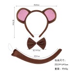 儿童角色扮演道具小猴发箍 表演派对装饰装扮 卡通动物头饰猴头箍