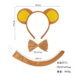儿童角色扮演道具小猴发箍 表演派对装饰装扮 卡通动物头饰猴头箍