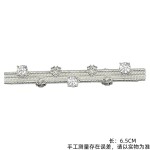 法式碎花系列 奶白珐琅镶石精致窄边夹bb碎发夹发饰品发夹边夹