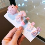新款婴幼儿发夹女宝宝发量少全包布不伤发汗毛夹发卡夹子儿童发饰