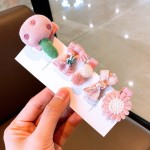 新款婴幼儿发夹女宝宝发量少全包布不伤发汗毛夹发卡夹子儿童发饰
