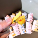 新款婴幼儿发夹女宝宝发量少全包布不伤发汗毛夹发卡夹子儿童发饰