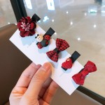 新款婴幼儿发夹女宝宝发量少全包布不伤发汗毛夹发卡夹子儿童发饰