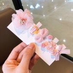 新款婴幼儿发夹女宝宝发量少全包布不伤发汗毛夹发卡夹子儿童发饰