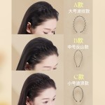 Allsmile隐形发卡发箍女款洗脸束发发捆压发头箍黑色波浪头带发带