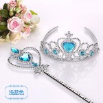 冰雪奇缘皇冠头饰儿童饰品发箍假发儿童配饰项链女童公主发饰套装