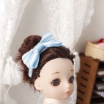 微缩模型发箍娃娃发饰diy头发配件1:12分ob11娃娃屋dollhouse diy