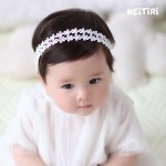 Angel Neitiri夏季蕾丝婴儿发带 宝宝发饰安全儿童新生幼儿发饰