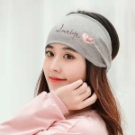 坐月子帽子女产后产妇帽秋冬季纯棉防风透气孕妇头巾发带春秋薄款