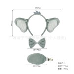 卡通考拉耳朵发箍刘海可爱洗脸头箍少女卖萌发头饰潮流2026新款